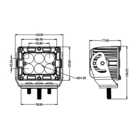 PRO CREE 4D heavy duty led verstraler 30 watt